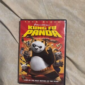 DreamWorks Kung Fu Panda DVD - Red and Yellow Cover